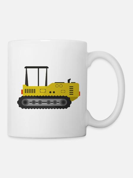 Raupenschlepper - Tasse - Weiß