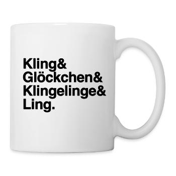 Weihnachten K&G&K&L - Tasse - Weiß - Rechts