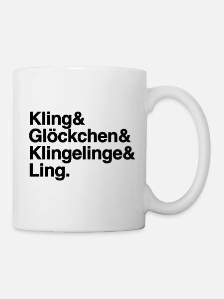 Weihnachten K&G&K&L - Tasse - Weiß