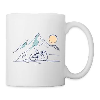 Mountain Ride - Tasse - Weiß - Rechts