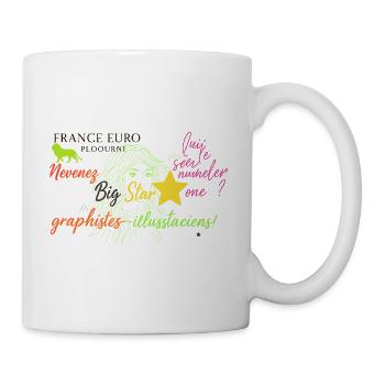 Tribut Neon Graphic Star Woman - Tasse - Weiß - Rechts