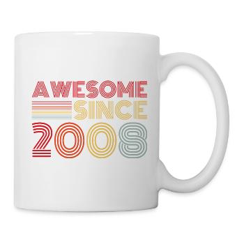 Vintage 2008 Retro Birthday Gift 2008 - Mug - white - Right