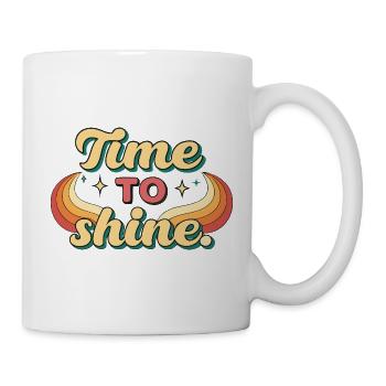 Time to Shine Rainbow Wings - Mug - white - Right