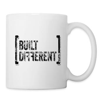 Built Different – Trend Statement Typo Saying - Mug - white - Right
