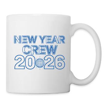 Neujahrscrew 2026 Celebration Tee - Tasse - Weiß - Rechts