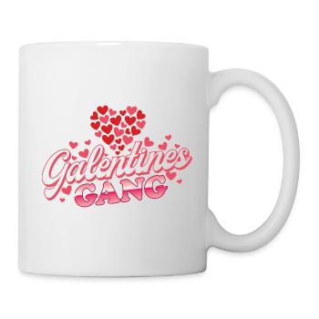 Look assorti de bande des Galentines pour les filles 13 février - Mug blanc - blanc - Droite