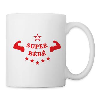 Super Baby - Baby shower gift - Mug - white - Right