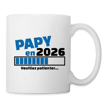 Opa im Jahr 2026 – zukünftiger Opa – bald Opa - Tasse - Weiß - Rechts
