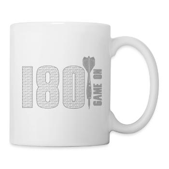 Fléchettes, fléchettes 180_Game_on - Mug blanc - blanc - Droite