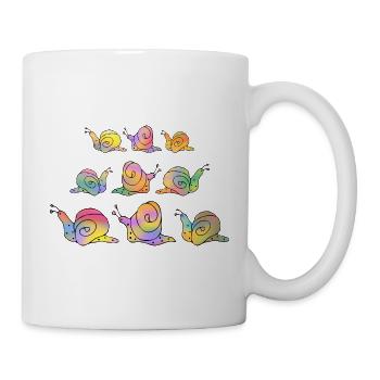 Escargots - Mug blanc - blanc - Droite