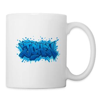 Graffiti  JOHEN Prénom cadeau idéal imprimable  - Mug blanc - blanc - Droite