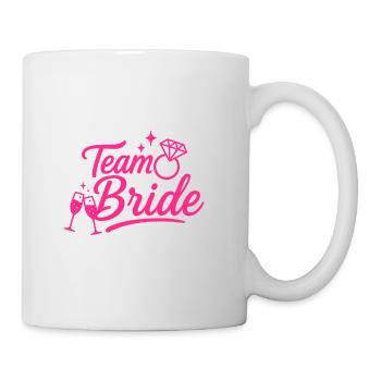 Team Braut Pink Diamond - Tasse - Weiß - Rechts
