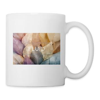 fluid – minimalist glass design - Mug - white - Right