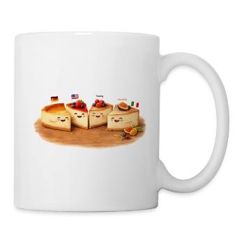 Cheese Cake Pieces with Fruits - Mug - white - Right