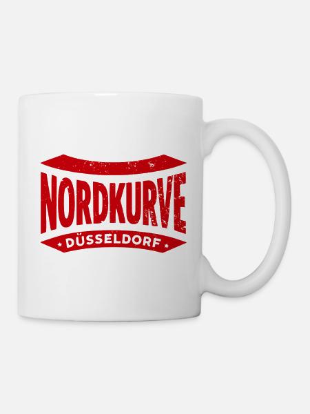 Düsseldorf Nordkurve Hoodie, Shirt, Tasche, Cap - Tasse - Weiß