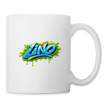 GRAFFITI NAME LINO  FOR  PERFECT GIFT PRINTABLE  - Mug blanc - blanc - Droite