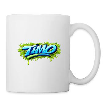 GRAFFITI NAME TIMO FOR PERFECT GIFT PRINTABLE - Mug - white - Right
