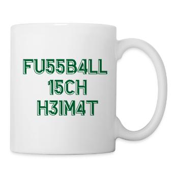 Football is a home football fan - Mug - white - Right