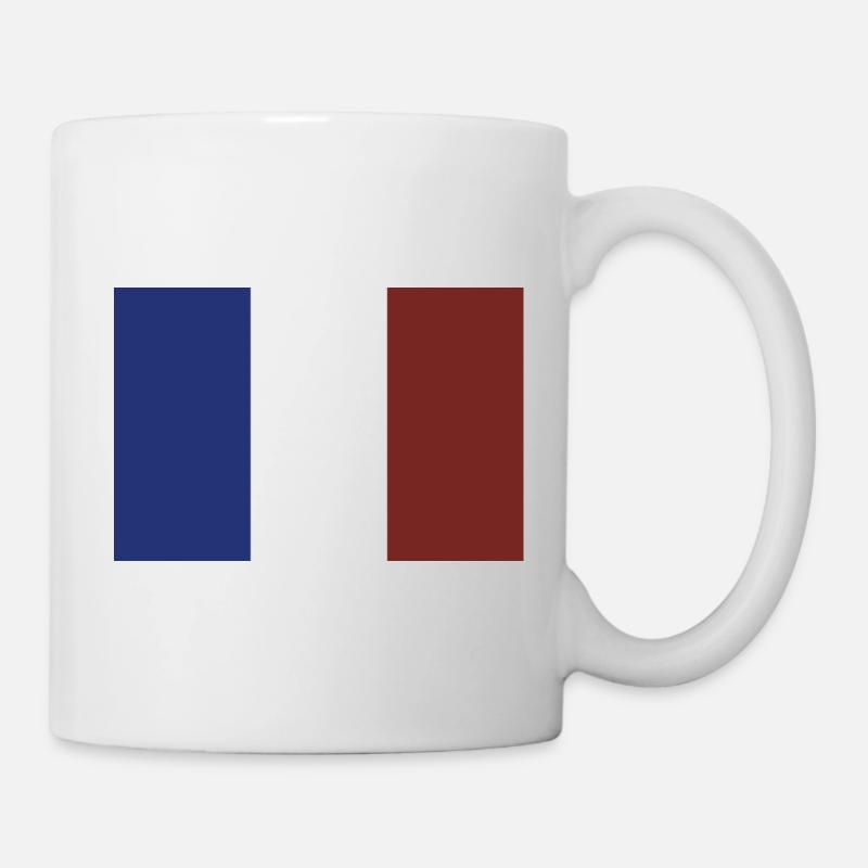 Drapeau de la France - Mug blanc - blanc
