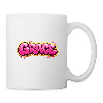 GRACE GRAFFITI NAME FOR PERFECT GIFT PRINTABLE on - Mug - white - Right