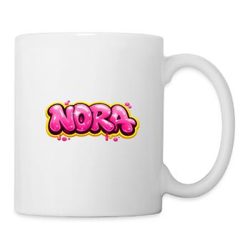 NORA GRAFFITI NAME FOR PERFECT GIFT PRINTABLE - Mug - white - Right