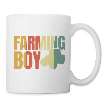 Fils d’agriculteur - Mug blanc - blanc - Droite