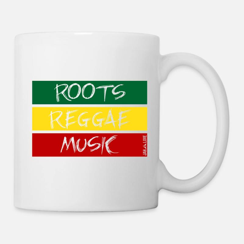 Roots-Reggae-Musik - Tasse - Weiß