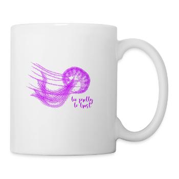 Jellyfish - too pretty to trust - Mug - white - Right