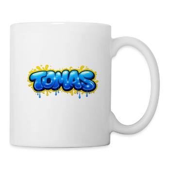 TOMAS GRAFFITI NAME FOR PERFECT GIFT PRINTABLE - Mug - white - Right