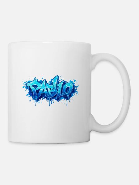 PABLO GRAFFITI NAME FOR PERFECT GIFT PRINTABLE - Mug - white