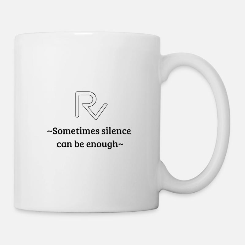 RV Manchmal reicht Stille - Tasse - Weiß