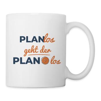 The plan starts haphazardly – Humor Design - Mug - white - Right