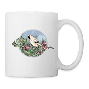 Colorful bird - Mug - white - Right