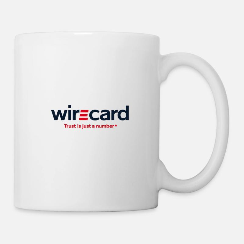 Devise de la satire de WireCard - Mug blanc - blanc