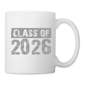 Abschlussjahrgang 2026 Class of - Schüler Student - Tasse - Weiß - Rechts