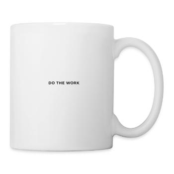 Do The Work Minimalist Tee - Mug - white - Right