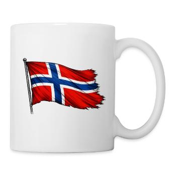 Norway Flag - Mug - white - Right