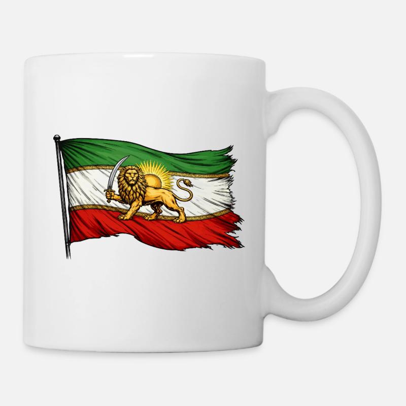Persia Iran Flag - Mug - white