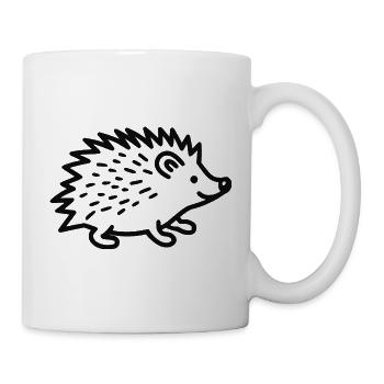 Hérisson doux - Mug blanc - blanc - Droite