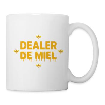 Dealer De Miel Drôle Cadeau Apiculture - Mug blanc - blanc - Droite