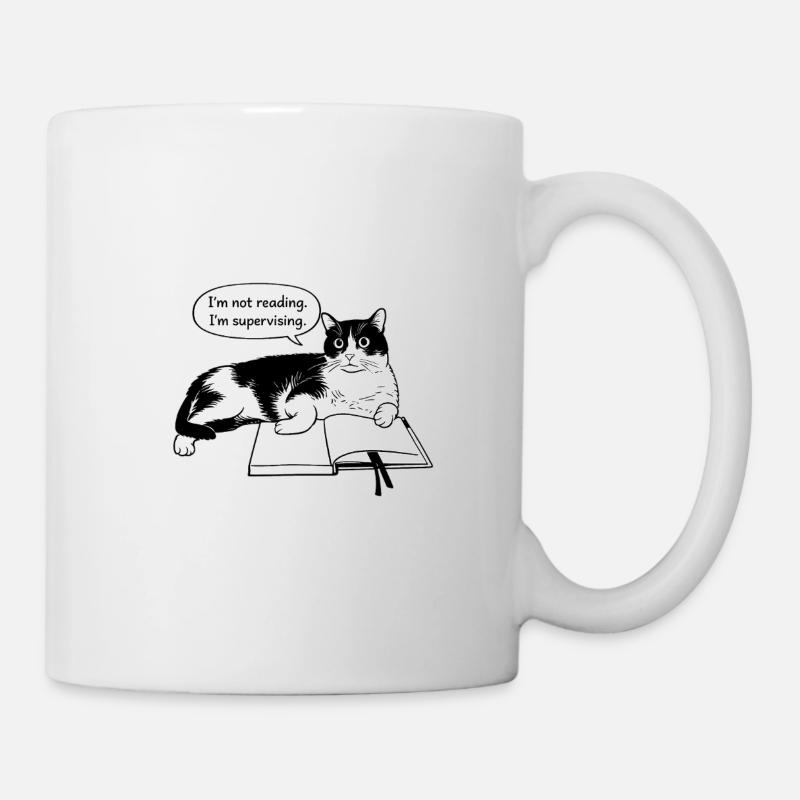 Je ne lis pas - Mug blanc - blanc