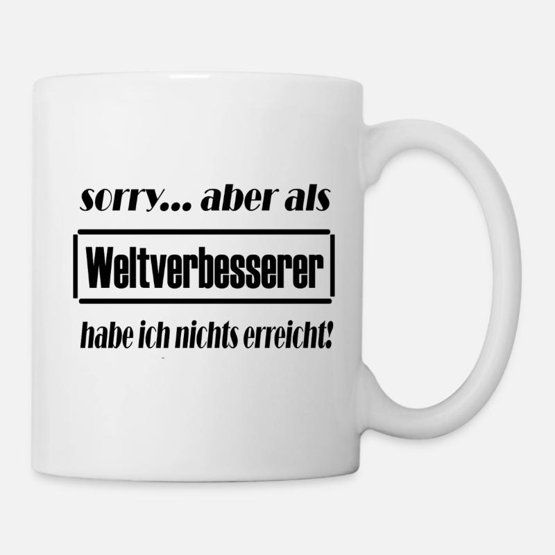 Bienfaiteur... Ou bien est-ce le cas ? Drôle de proverbe - Mug blanc - blanc