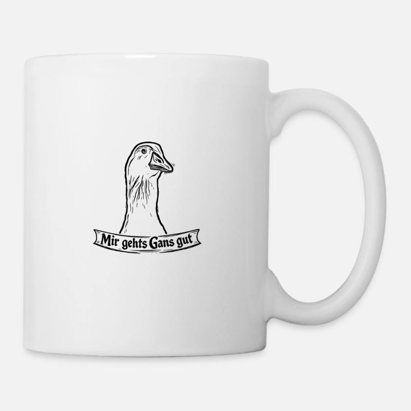 Oie - Mug blanc - blanc