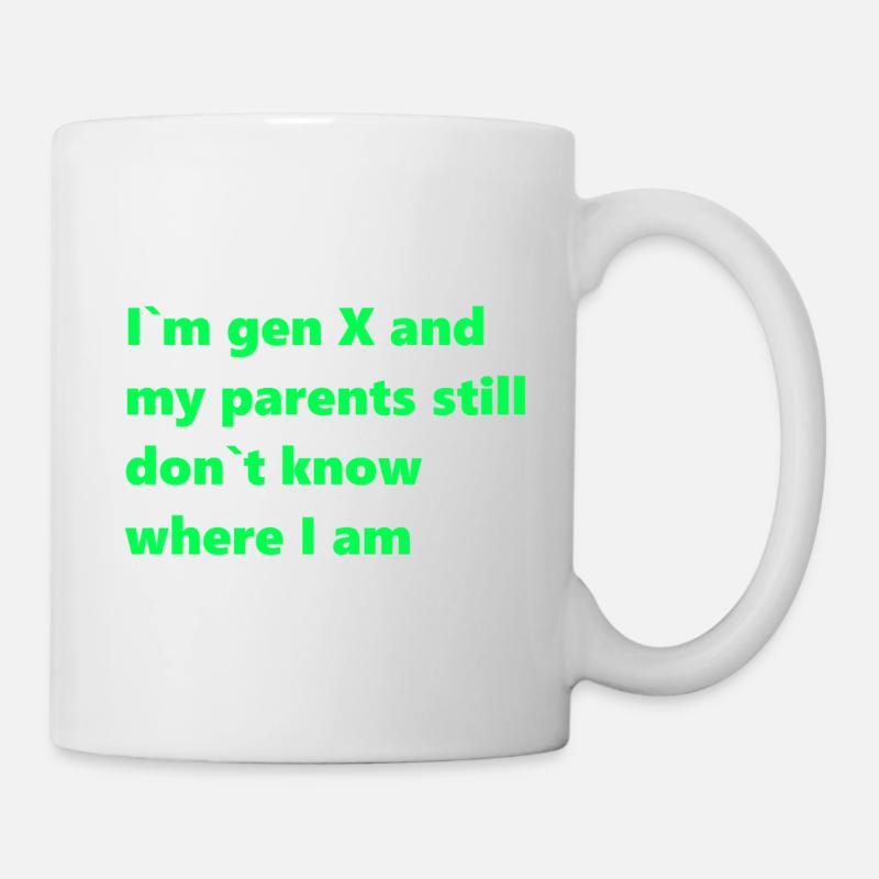 Génération X - Mug blanc - blanc