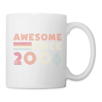 Design de la ligne Rétro Anniversary 2006 - Mug blanc - blanc - Droite