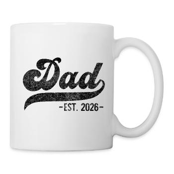 Papa 2026 – Cadeau EST. Papa 2026 - Mug blanc - blanc - Droite