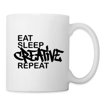 Creative Motto Graffiti Day - Mug - white - Right