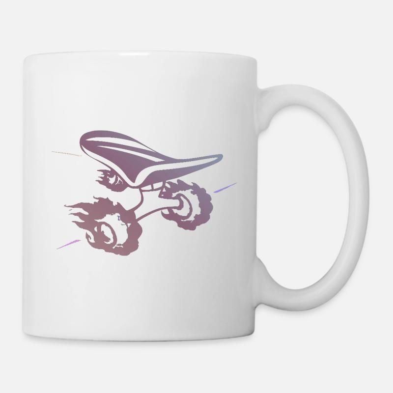 Gradient skateboard Silhouette Ride - Mug - white