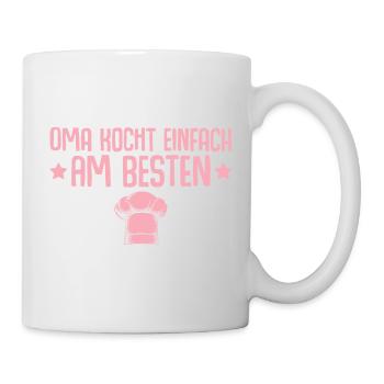 Grandma simply cooks best - Mother's Day - Mug - white - Right