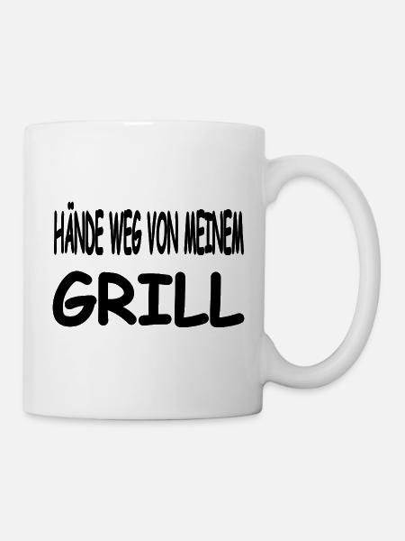 Grillen - Tasse - Weiß